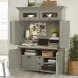 Americana Modern Dove Workstation With LED Light