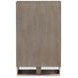 Linea Cerused Greige And Textured Graphite Metal Console Table