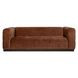 Brea Brown Performance Fabric 91" Sofa