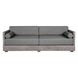Vivid Light Gray Performance Fabric Outdoor 83" Patio Sofa