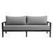 Cayman Dark Gray Outdoor 80" Sofa