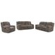 Branton Cabot Stone Manual Reclining Living Room Set with USB Charging