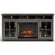 Avalon Sandstone and Whiskey 74" TV Stand with Fireplace