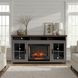 Avalon Sandstone and Whiskey 74" TV Stand with Fireplace