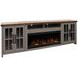 Avalon Sandstone and Whiskey 97" TV Stand with Fireplace