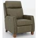Anaheim Oasis Olive Leather Power Recliner wirh Power Headrest and Power Lumbar