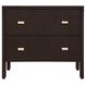 Andre Dark Espresso Oak 2 Drawer Side Table