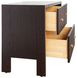 Andre Dark Espresso Oak 2 Drawer Side Table