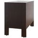 Andre Dark Espresso Oak 2 Drawer Side Table