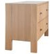 Andre Natural Oak 2 Drawer Side Table