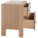 Andre Natural Oak 2 Drawer Side Table