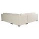 Anna Henequen Ivory Performance Fabric 4 Piece Modular Sectional with Pillows