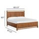 Everpine Honey Wheat King Panel Bed
