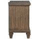 Mariana Mocha 2 Drawer Nightstand with USB Charging