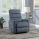 Takami Blue Swivel Recliner