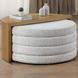 Florence Brown and Gray D Shape Nesting Cocktail Table