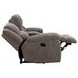 Buster Cabot Stone 86" Manual Reclining Loveseat with Console and USB Charging