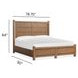 Plum Creek Sierra Brown California King Panel Bed
