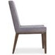 Linea Grey And Cerused Charcoal Upholstered Side Chair Set of 2
