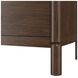 Verge Handcrafted Walnut 3 Drawer Nightstand