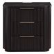 Henry Espresso 3 Drawer Nightstand with USB Charging