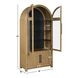 Magnolia Sand 4 Door Curio Cabinet