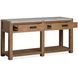 Plum Creek Sierra Brown Rectangular Sofa Table