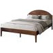 Rowland Walnut Queen Platform Bed