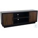 Aria Black And Walnut 66" TV Stand
