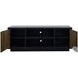 Aria Black And Walnut 66" TV Stand