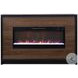 Aria Black And Walnut 62" Fireplace TV Stand