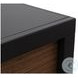 Aria Black And Walnut 62" Fireplace TV Stand