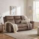 Aram Brown 89" Double Reclining Sofa