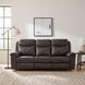 Aram Dark Brown 89" Double Reclining Sofa