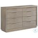 Cadia Grey Upholstered Panel Bedroom Set