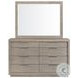 Cadia Grey Upholstered Canopy Bedroom Set