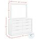 Cadia Grey Upholstered Canopy Bedroom Set
