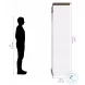 Orion White And Walnut Grey 30" Shelving Unit