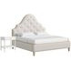 Haven Sundrenched Oak and Ivory Upholstered Panel Bedroom Set