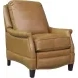 Ashebrooke Shoreham Ponytail Leather Push Thru The Arms Recliner with Nailhead Trim