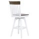 Ashford Brown Swivel Upholstered Barstool