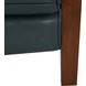 Ashland Roma Bluegray Leather Push Thru The Arms Recliner