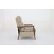 Ashland Cashmere Stone Leather Push Thru The Arms Recliner