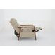 Ashland Cashmere Stone Leather Push Thru The Arms Recliner