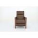 Ashland Oasis Walnut Leather Push Thru The Arms Recliner