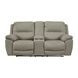 Next-Gen Gaucho Putty 80" Reclining Console Loveseat