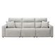 Modmax II Stone Performance Fabric Modular Power Reclining Sofa with USB Charging
