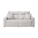 Modmax II Stone Performance Fabric 2 Piece Modular Power Reclining Sectional Loveseat with USB Charging