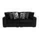 Midnight Madness Onyx 2 Piece Modular Sectional Sofa