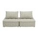Bales Taupe Modular 78" Loveseat